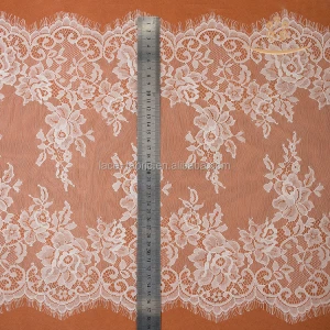 100% polyester wedding dress lace