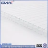 100% Sabic Resin GWX polycarbonate colored multiple wall hollow sheet at reasonable price for construction building