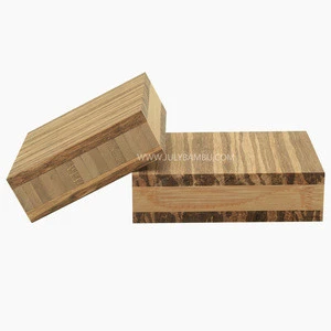 100% Solid Tiger Strand Bamboo Table Top make of Bamboo Wood Timber
