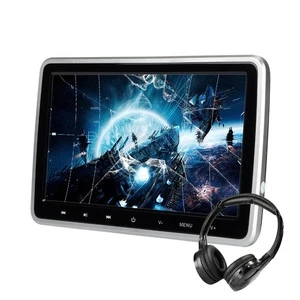10.1 Inch Car Video 1024X600 Headrest Car DVD Player Support TF Card usb sd mp4 remote control Game player