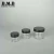 Import 10g 15g 20g 25g 30g 60gram 120ml plastic empty clear transparent cosmetic jar with black lid from China