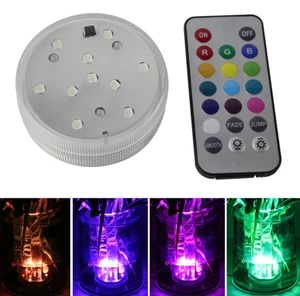 10LED Submersible LED Underwater lights AAA batteries Powered Waterproof IP67 Lamp for Swimming Pool light tank lamp