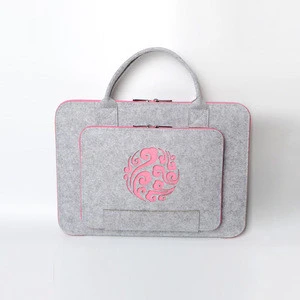 12 inch fashionable ladies business handbag felt computer bag  laptop bag