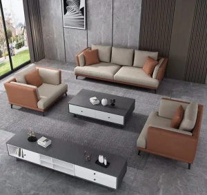 1+2+3 Sofa Set for Living Room Italian Leather Home Furniture Dubai Sofa Furniture