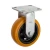 Import 125 mm high quality swivel pu caster wheel heavy duty pu caster brass wheel caster from China
