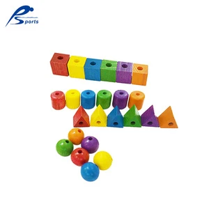 12mm Assorted Wooden Beads Set Educational Toys
