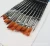 Import 12pcs Artist Paint Brush Set Nylon Hair Watercolor Acrylic Oil Painting Brushes Drawing Art Suppliers from China