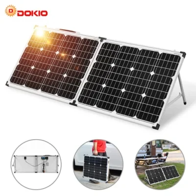 12V DC 120W Foldable Monocrystalline Solar Panel Solar Kit
