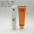 Import 150ml clear PE plastic face wash cosmetic tube with flip top cap from China
