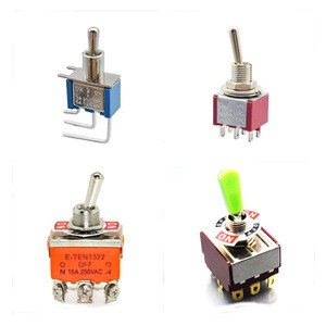 15A 250V KN3C E-TEN1322 toggle switch 6 pin 3 way switch 6 pole on off on toggle switch