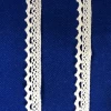 1.5cm 100% cotton high quality heavy white lace trim for garment dress and curtain