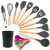 Import 17 Pieces In 1 Set Heat Resistance Kitchen Accessories Wooden Handle Cooking Tools Silicone Spatula Kitchen Utensil Set from China