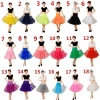 18 Colors-Cheap Wholesale A-Line Short Petticoat Colorful Short Underskirt Knee Length Bridal Tulle Petticoats For Wedding Dress