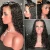 Import 180% density Water Wave 100% Virgin Indian Human Hair 360 lace wig Full lace Wig from China