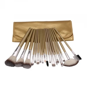 18PCS Professional Makeup Brush Cosmetic Beauty Tool Kits with Synthetic Hair