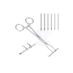 1pc Stainless Steel septum Forceps Clamp Plier Tongue For Body Piercing Septum Straightening Forceps In Cheap Price