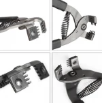 2 Tooth/4 Tooth 4MM Hole Punches Rhombus Point Pliers Stitching tool Pro-Stitch Chisel Hole DIY Leather Craft Tools