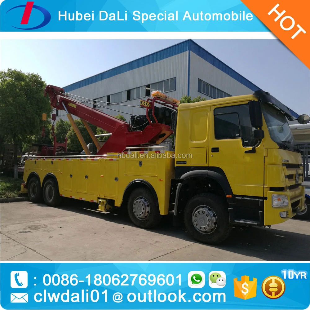 20-60MT Road recovery vehicle tow wrecker car carrier truck for sale