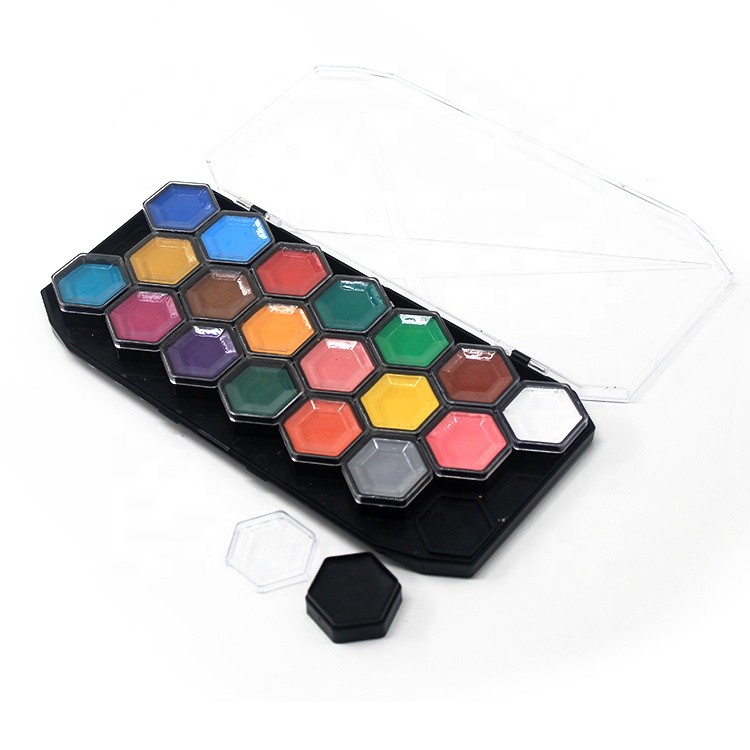 20 colors face body paint customized package