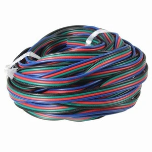 200m 4pin RGB LED extension wires and cables 5050 3528 RGB Strip PVC insulated wire Tinned plated copper wire