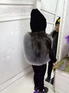 2016 Baby Fur Vest Imitation Fox Fur Coat Kids Warm Vest Waistcoat Children