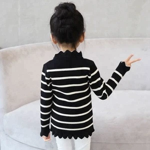 2018 Hot Sale Wholesale Children Girl Clothes Kids Boutique Clothing Winter Baby Woollen Pullover Sweater