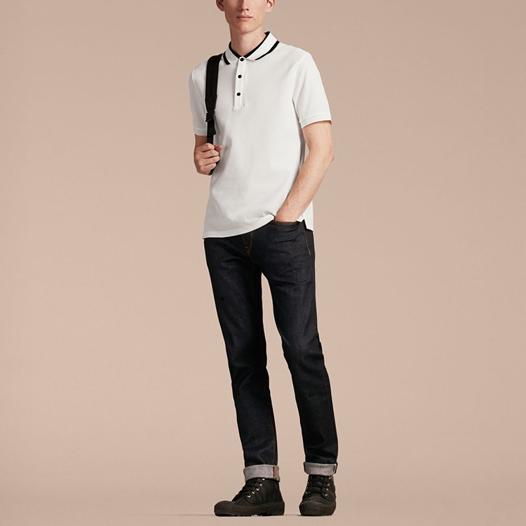 2018 Latest design polo shirt 100%cotton summer man polo t-shirt custom men&#39;s clothing