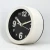 Import 2018 New Design Round plastic cheap table clock for hom decor from China