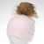 Import 2018 New Newborn Elastic  double cotton baby winter hat with ball from China