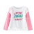 Import 2018 new test passed cotton long shirt for kids from China