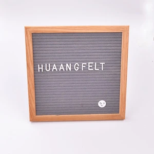 2019 top-selling changeable slotted advertising felt letter board with emoji characters