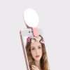 2020 Hot Sale USB Portable Mini Mobile Phone Ring Light Clip Adjustable Brightness Rechargeable LED makeup Selfie Fill Light