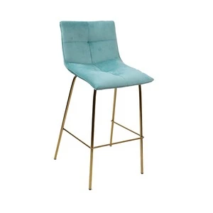 2020 modern furniture fabric golden bar chair