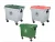Import 2020 New Design Eco-friendly Large HDPE 4-wheels Dustbin  660L Waste Bin Outdoor Plastic Dustbin from China
