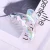Import 2020 new fancy woman girls large transparent hair accessories white hair claws from China