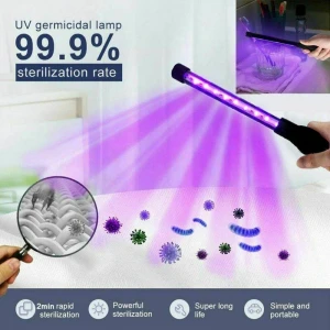 2020 USB Portable LED UVC Disinfection Lamp Handheld Germicidal UV Sterilizer Light 260nm