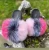 Import 2021 fashionable Luxury Soft slippers Real Fox Fur Slippers fur slide sandals Custom Women Fashion Fur Slides from China