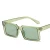 Import 2021 hot sale Mn98047 glasses Non polarized sunglasses Rectangular Black Sunglasses from China