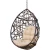 Import 2021 Hot Selling Indoor Outdoor Wicker Tear Drop Hanging Chair (Stand Not Included) from China