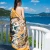Import 2021 new hot sale low MOQ fashion printing womens silk scarf bandana Beach long scarf from China