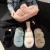 Import 2024 Female New Autumn And Winter 7 Cm Thick Outsole Fashion Designer Fur Slippers Women Cotton Platform Warm Slippers from China