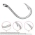 Import 20pc Saltwater Fishing Hook SJ42 JIGGING HOOK 1/0#-13/0# Model Stainless Steel Fishhook Made in Taiwan from China