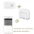 Import 240V 10A 2300W wifi wireless remote controlled curtain switch with tuya app from China