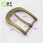 29mm inner antique brass metal man pin belt buckle,belt accessories q-0474