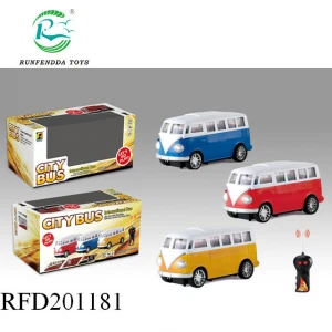 2Ch remote control toy bus with EN71 rc bus toys