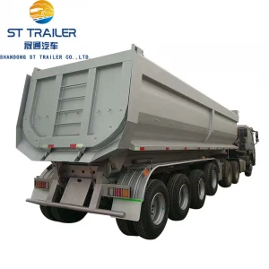 3 axle tipper semi trailer,Load 40-80T dump trucks,Brand new made in china and ex-factory prices