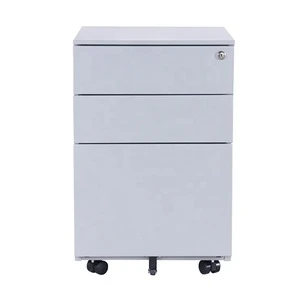 3 drawer mobile pedestal file cabinet steel storage cabinet for office furniture equipment