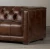 Import 3 seater sofa in vintage italian leather / Germany designer sofa from China