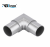 Import 304 balustrade stainless steel pipe fittings angle elbow pipe fittings 2 way pipe connector fittings from China