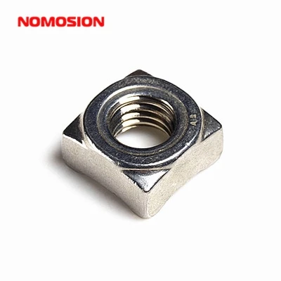 304 stainless steel din928 square welding nut square nut square spot welding  4m5m6m8m10